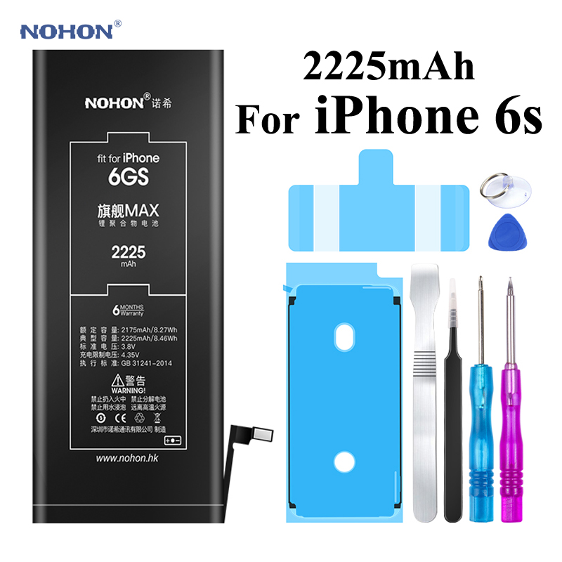 Nohon Batterie Für Apple iPhone 5S 5C 6 6s 7 8 Plus 6P 6sP 7P 8 P Li-polymer Batterien + Werkzeuge Für Apple iPhone 5S 5C 6 6s 7 8 Plus