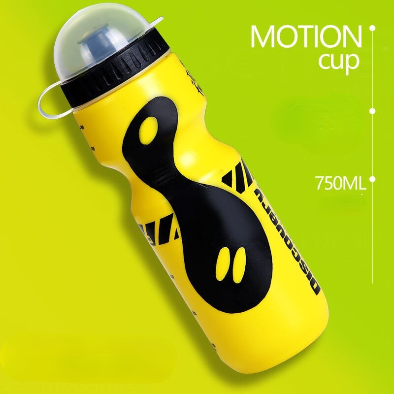 Bicycle Water Bottle Tour De France Sports Environmental Protection Mountain Bike Cup Cycling Equipment Bicycle Plastic Bottle: Yellow