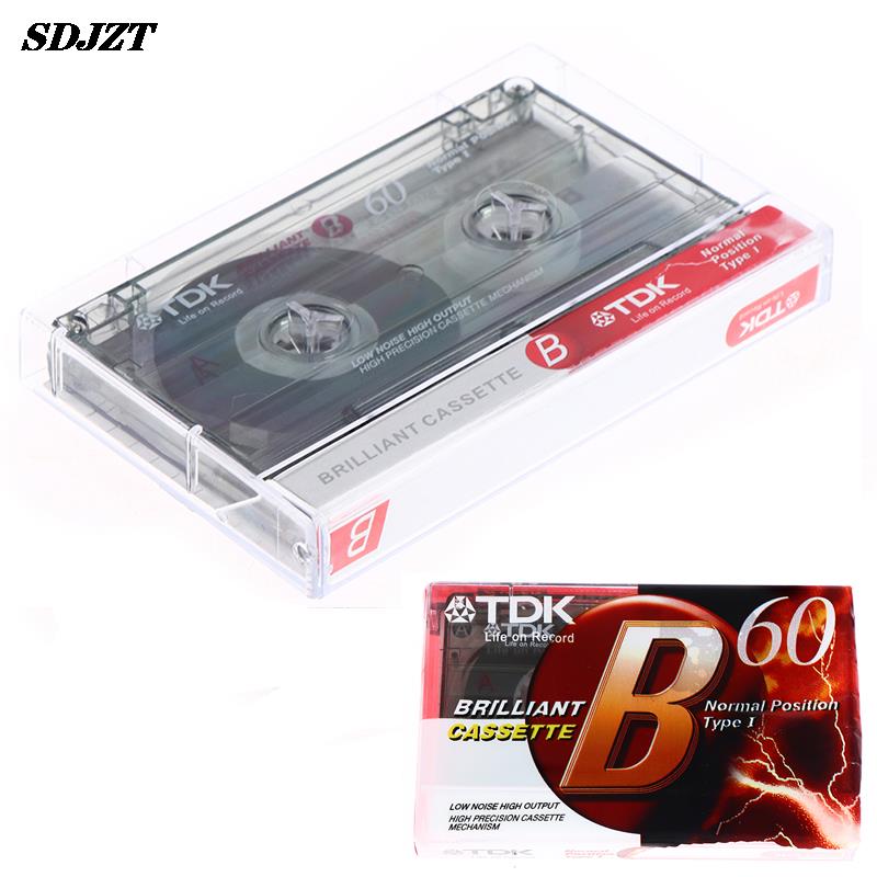 Wysokiej jakości standardowy magnetofon kasetowy, pusty, 60- minutowy magnetofon do nagrywania muzyki mówionej