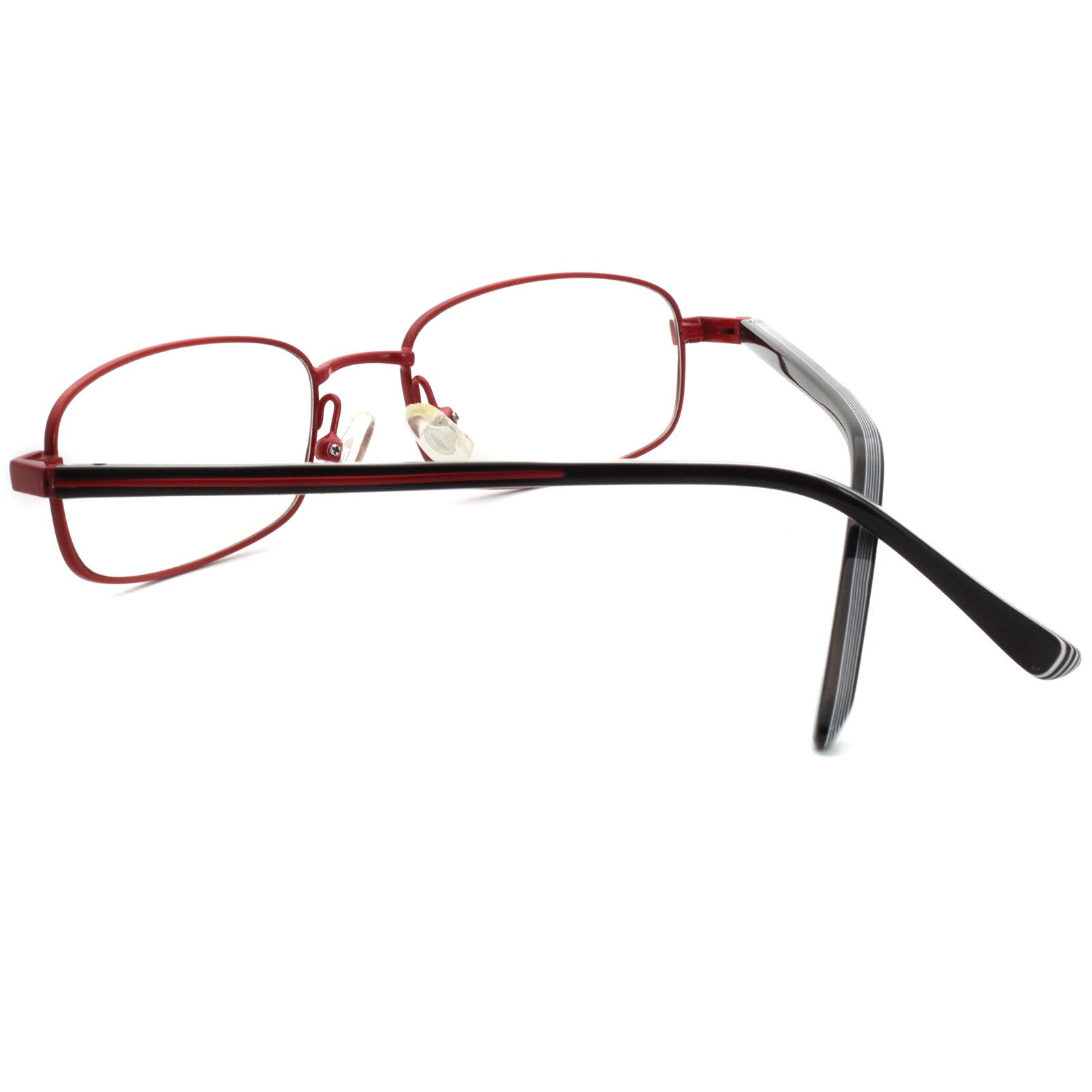 Red Metal Acetate Eyewear Glasses Optical Frame O0030
