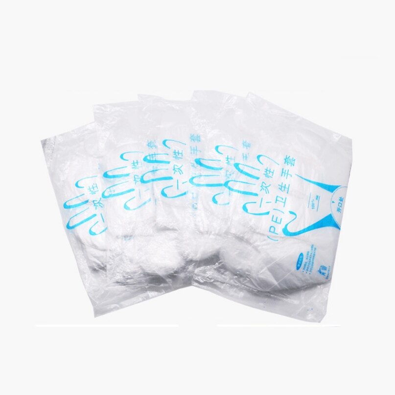 FEIGO 100 Uds guantes desechables respetuosos con el medio ambiente, guantes de plástico de alimentaria para la limpieza de alimentos, accesorios de cocina diaria F771: Default Title