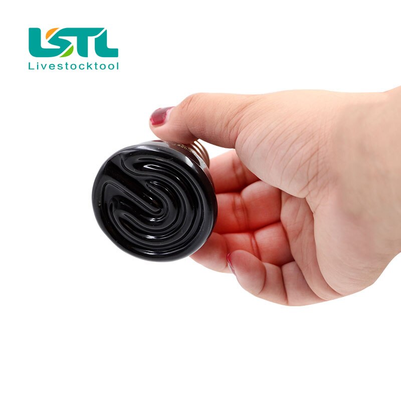 25W 50W 75W 100W lampada riscaldante per animali domestici lampadina a infrarossi in ceramica nera a infrarossi lampadina per animali domestici lampada per rettili 220-230V