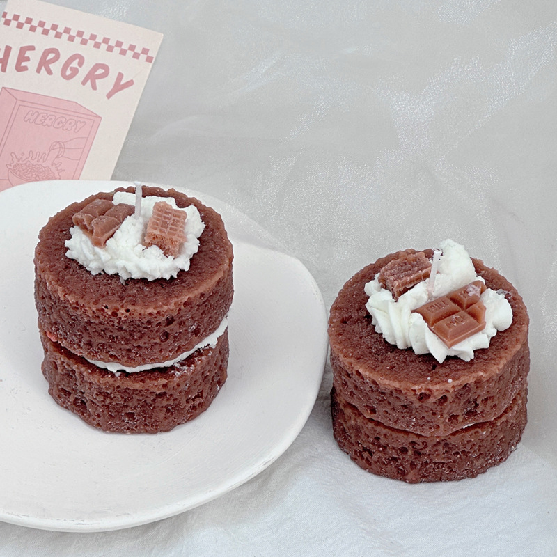 Fai da te 3D creativo torta di Pannello stampo per candele in silicone aromaterapia gesso sapone resina argilla stampo candela fatta a mano creazione di decorazioni per la casa