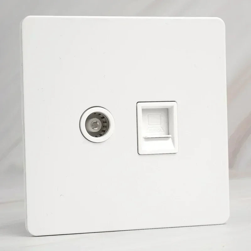 86 Type Retro White Wall Lamp Brass Lever Toggle Switch 1-4 Gang 2Way stainless steel EU FR UK Universal wall socket AC110-250V