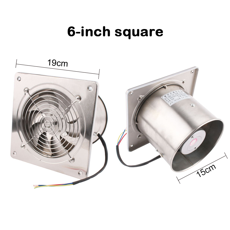 DMWD 4/6 Cal kuchenny wentylator wyciągowy łazienka okno ścienne kanał toaletowy wentylatory wspomagające wentylacja dmuchawa wyciągowa wentylacja czyszczenia powietrza