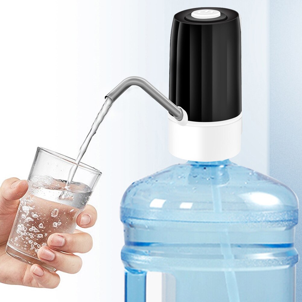 Water Fles Pomp Elektrische Drinkwater Pomp Dispenser Draagbare Usb Opladen Automatische Loop Waterpomp Schakelaar