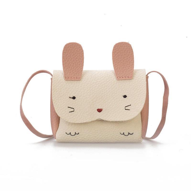 Black Pink Small Purses Handbags women's Lace Bow Vintage Korea Style PU Leather Crossbody Bags For Girls Bolsa: 223 Rabbit White-L47