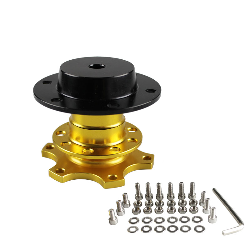 Rastp ratt snabbkoppling snap off nav adapter ratt nav boss kit rs -qr001: Guld-