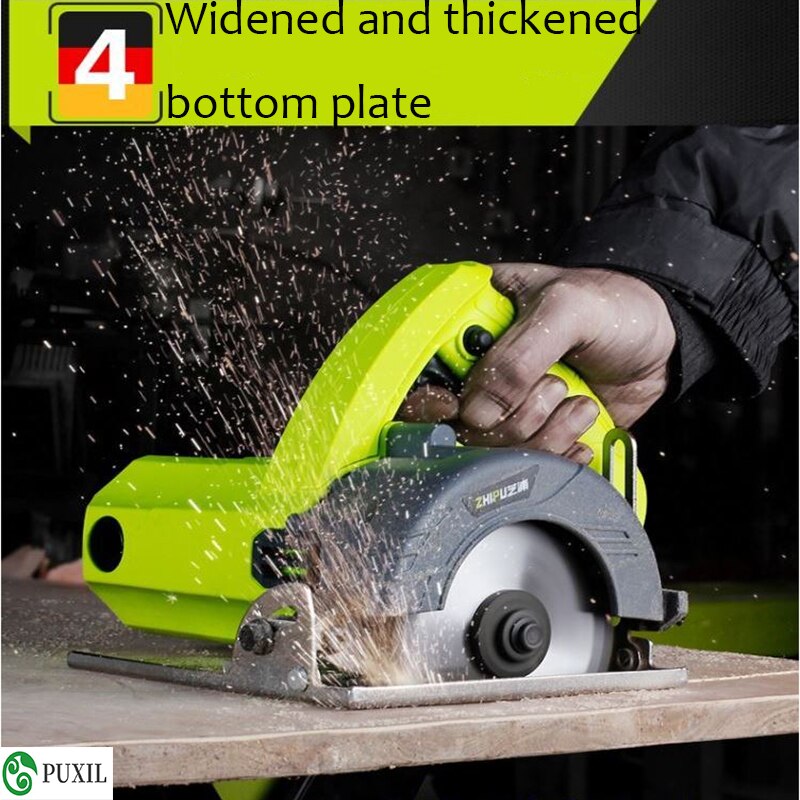 Stone / wood / metal / tile cutting machine, hand-held home multi-function high power circular saw machine