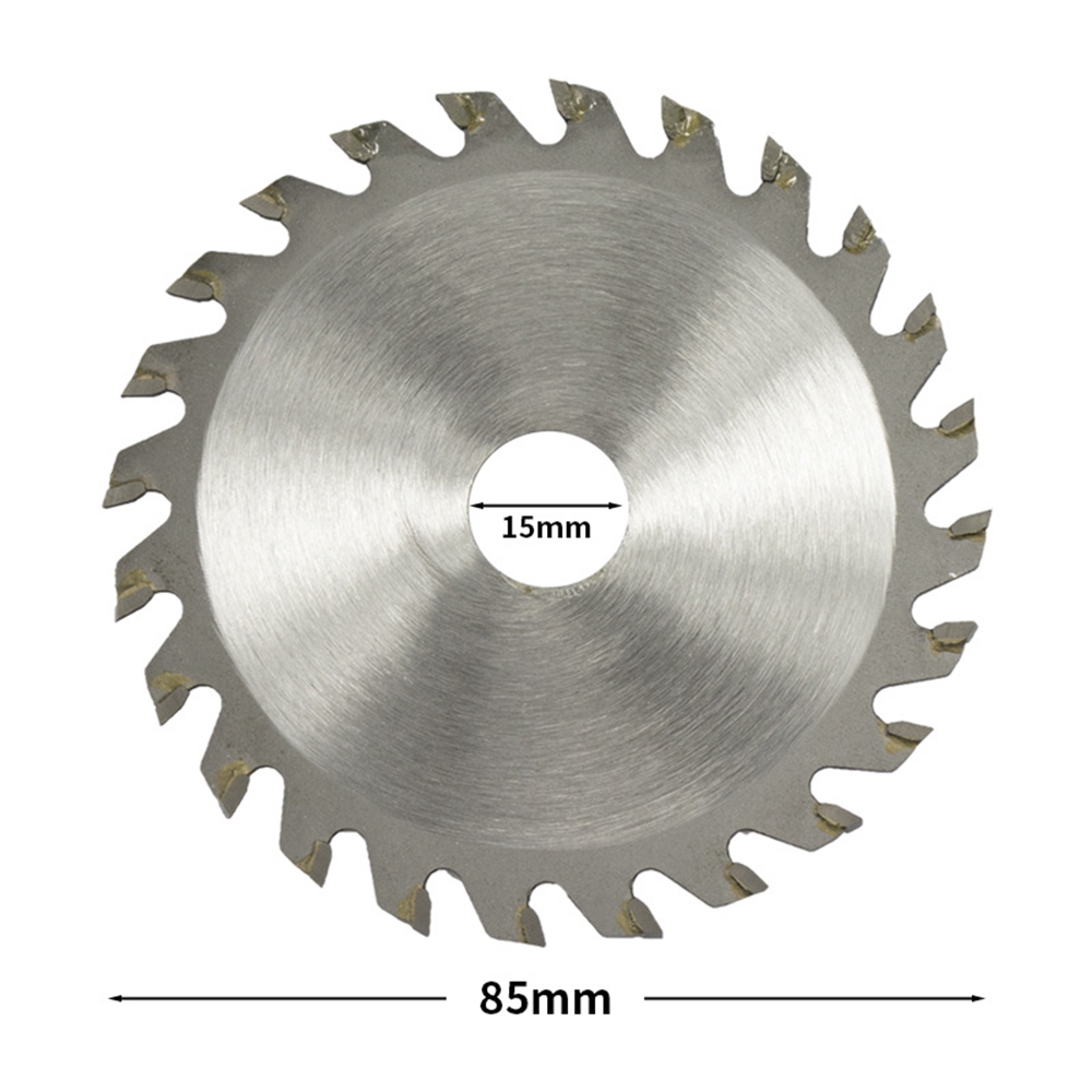 1 stk ud diameter 85 mm 24 t mini cirkelsavskive hjulskiver træskæreblad indvendig diameter 10mm 15mm