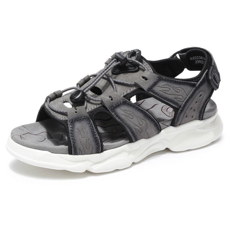 Camelo moda ao ar livre praia gladiador confortável sapatos casuais sandálias masculinas verão novo leve antiderrapante