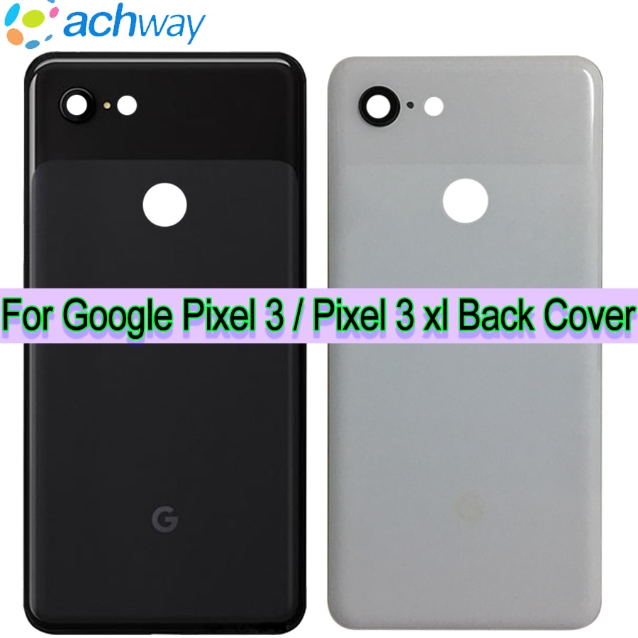 Original Google Pixel 3 xl Battery Cover back glass Door Rear Glass Housing Case 6.3" Replacement Google Pixel 3 Battery Cover