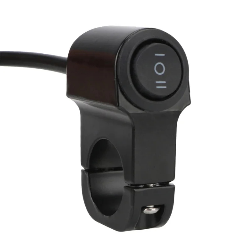 Interrupteur de guidon de moto, commandes de phares, pièces de moto, interrupteur noir, projecteurs, accessoires électroniques de moto: MULTI