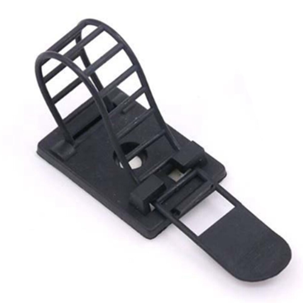 Clamp Cable Clamps (200 Per Pack) Adjustable Self-Adhesive Nylon Cable Clamp Multi-Purpose Cable Clamp For Wire Management