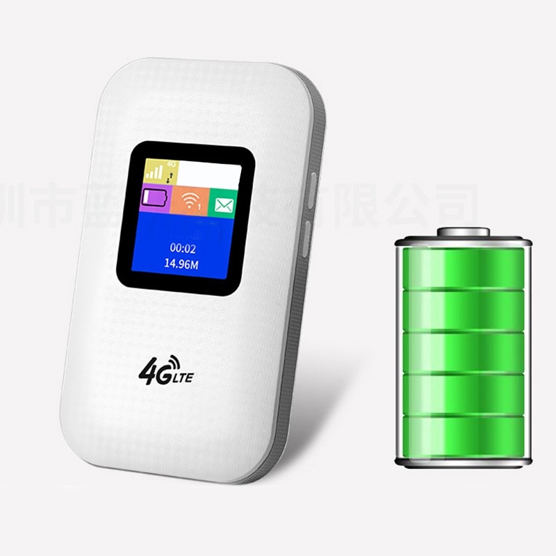 4G Wifi Router Mifi Slimme Draadloze Router 4G Draagbare Auto Wifi Router Met Sim-kaart Slot En Kleur sn