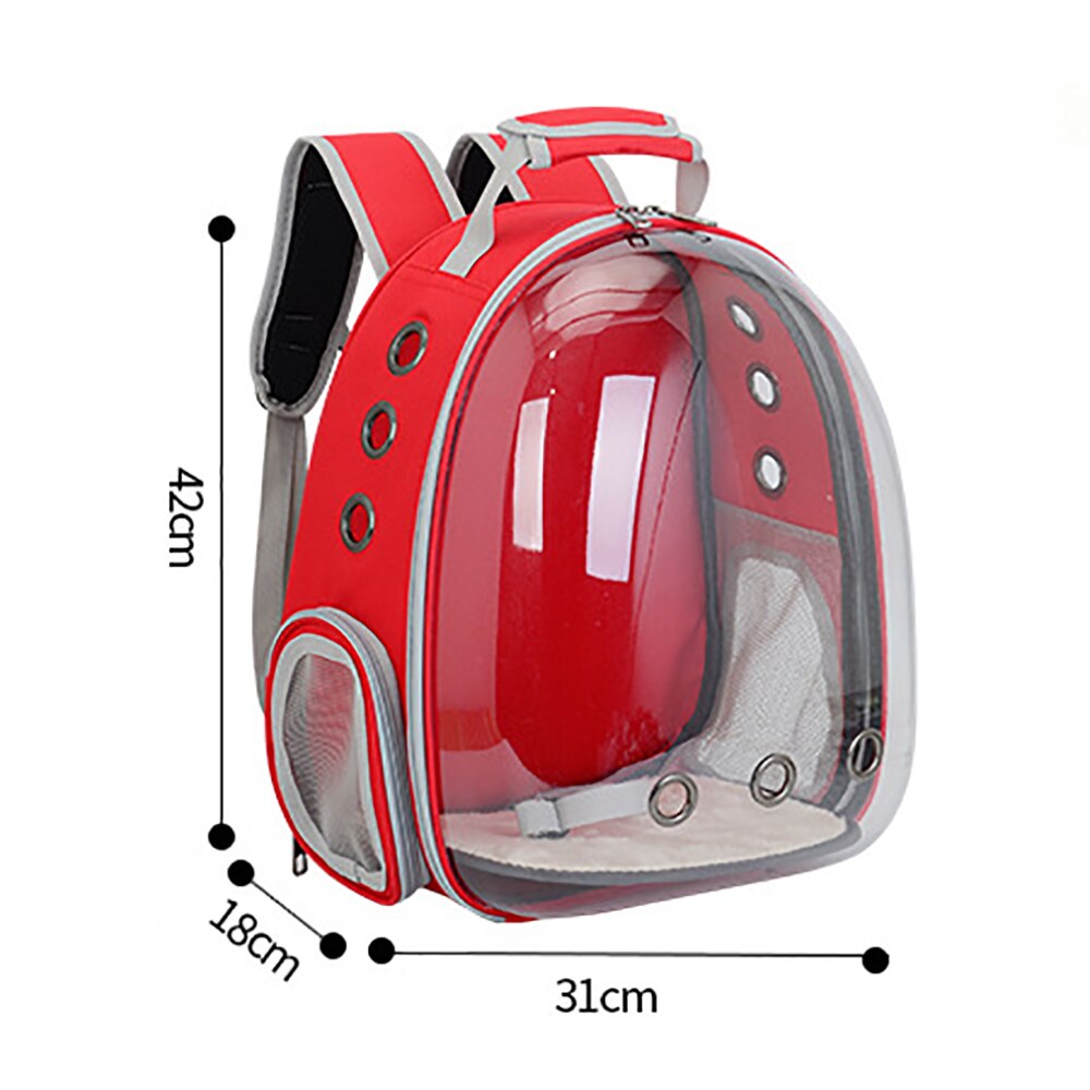 Portable Pet Carrier Bag Breathable Cat Bag Outdoor Travel Backpack for Cat and Dog Transparent Space Pet Backpack Bag for Cat