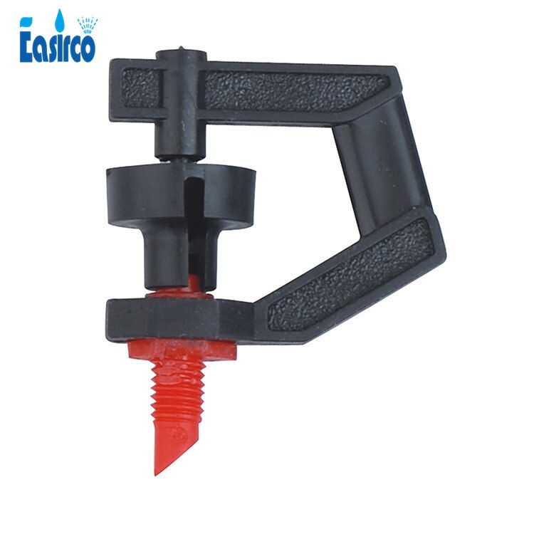 25PCS/PACK. 360 degree rotating, micro sprinkler with screwed connection sprinkler. Automatical garden watering