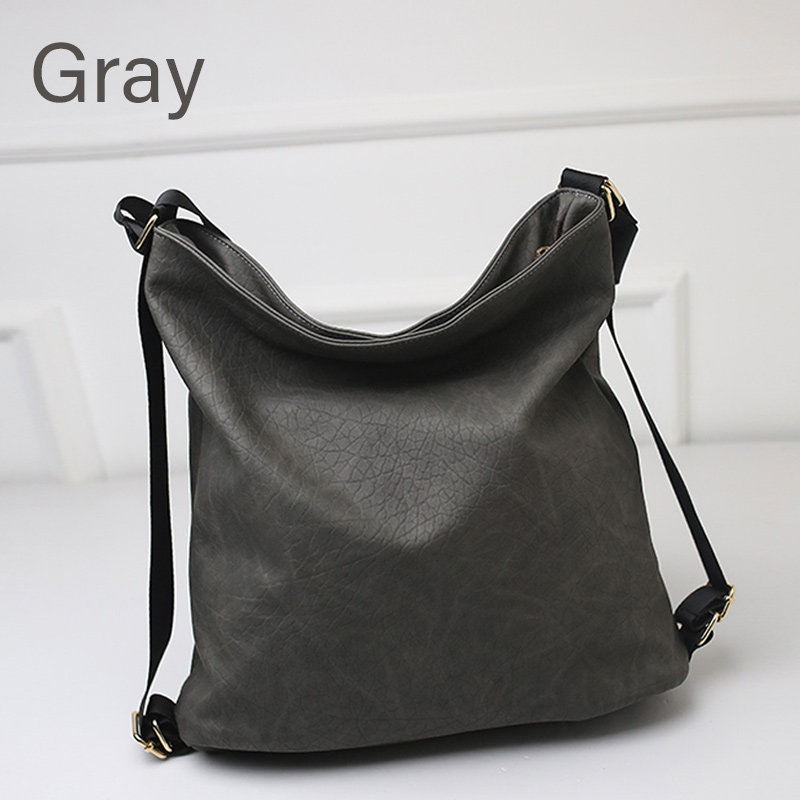 ZMQN Casual Schouder Crossbody Tassen Voor Vrouwen Black Soft PU Lederen Tassen Dames Grote Tote Messenger Bags Bolsa Feminina a517: Gray