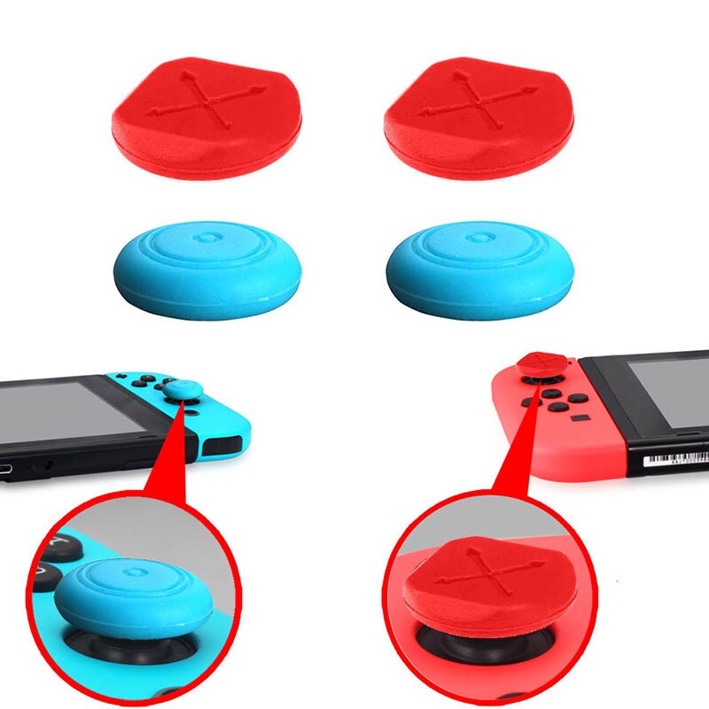 Silicone Stylus Set Touch Screen Pen + High Rocker Cap + Short Rocker Cap NS Gaming Touch Pen set For Switch Lite