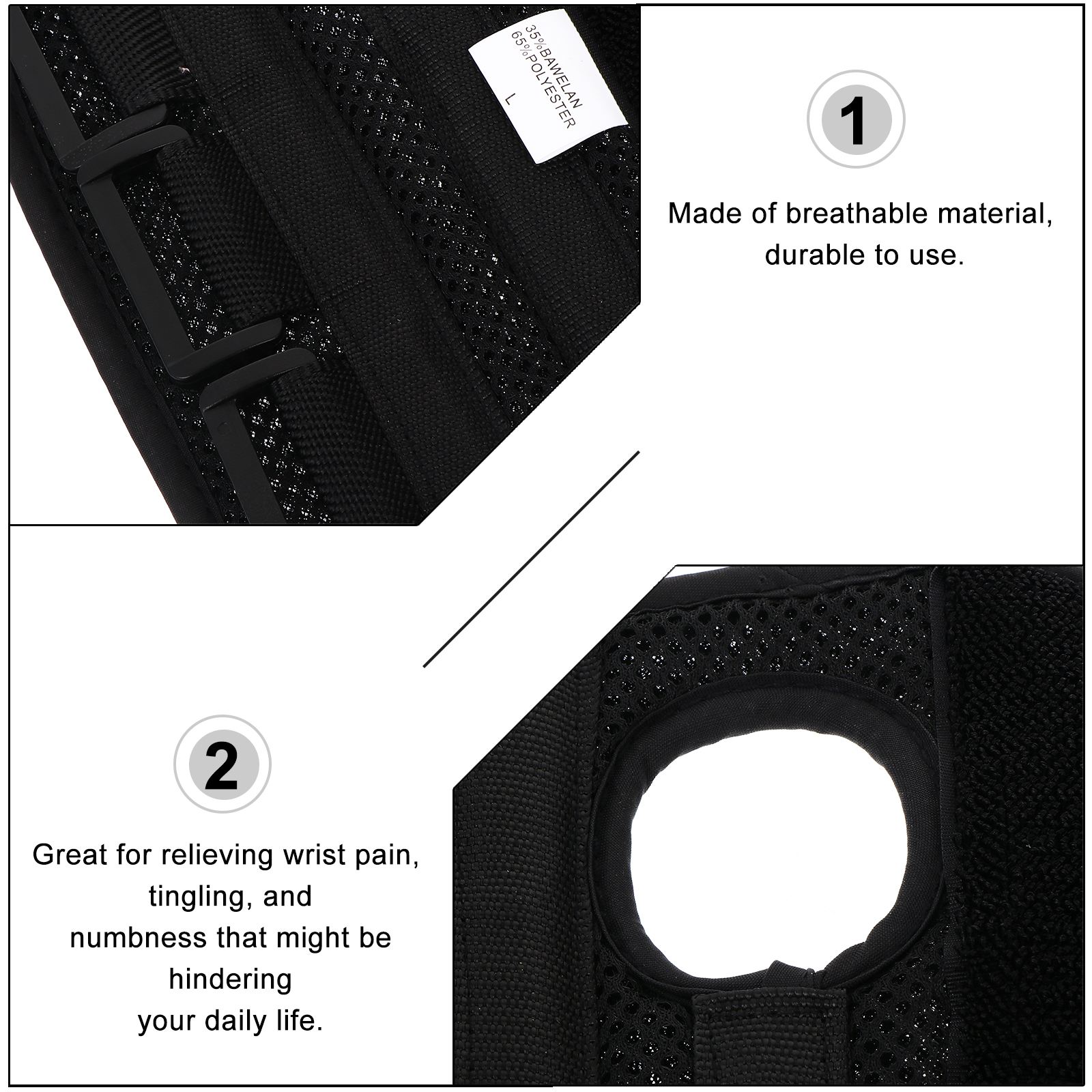 Right Hand Wrist Brace Adjustable Wrist Support Brace Splint Wrist Fixing Brand