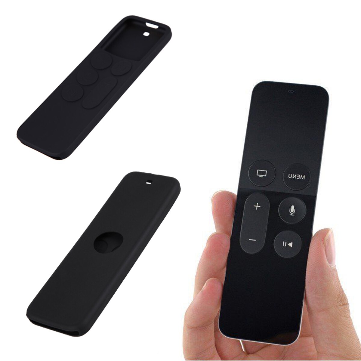 Beschermhoes Cover Apple Tv Siliconen Stofdicht Cover Voor Apple Tv 4 Afstandsbediening Thuis Opslag Afstandsbediening Houder