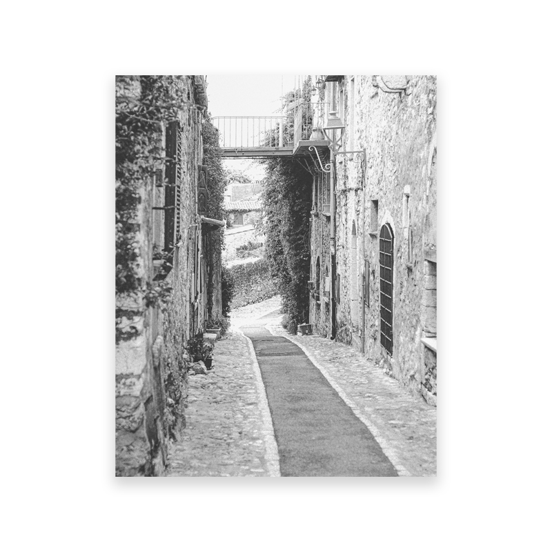 Impresiones de cafetería al aire libre francia parís en blanco y negro, fotografía Vintage, póster, tienda de café por la acera, arte, pintura en lienzo, decoración del hogar: Morado / 8x12