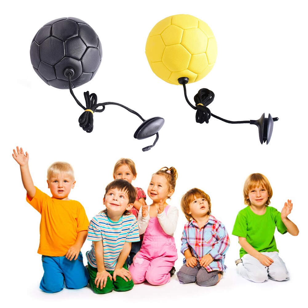 Kids Football Training Ball For Boys Grils Foot Ball Outdoor Equipment Training Practice Belt Pupils With Rope Soccer Ball