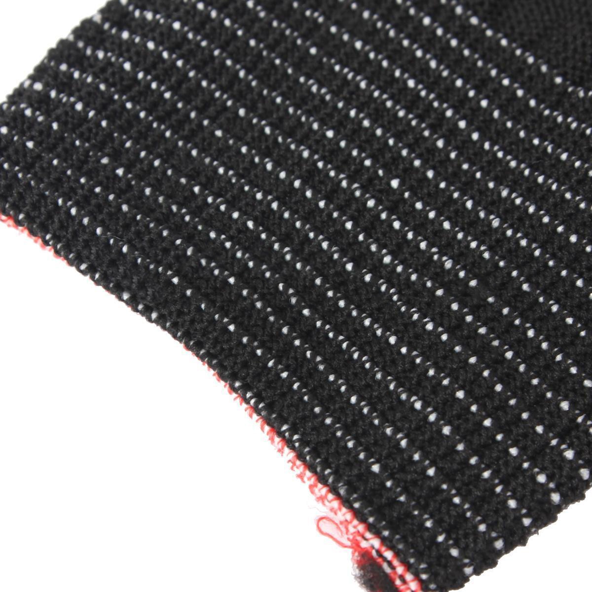 Guantes antiestáticos de seguridad laboral, manoplas antiestáticas de punto de nailon electrónico, negro/blanco, 2/4/10 pares