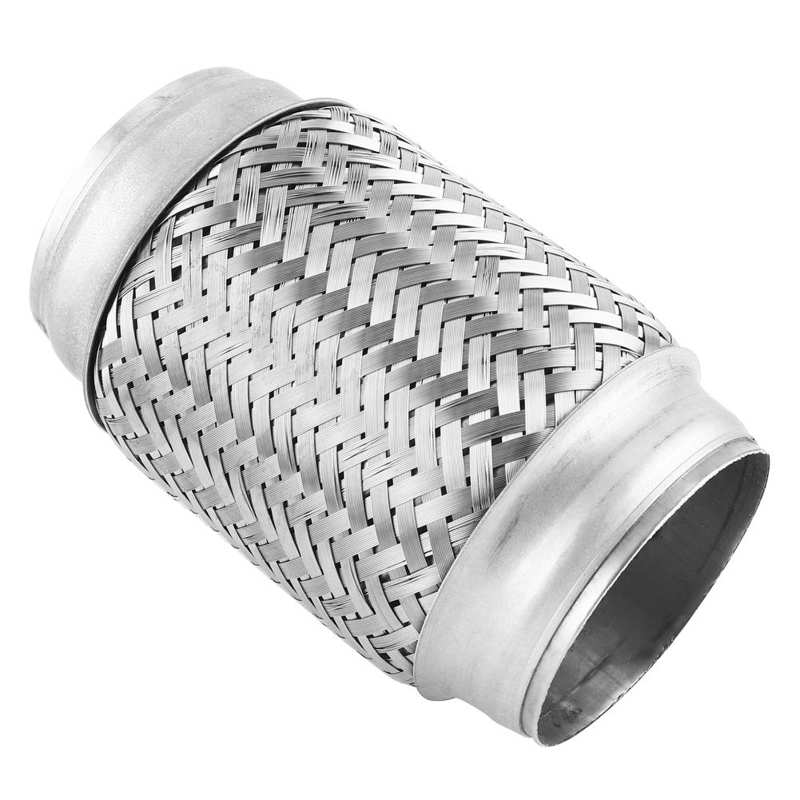 exhaust manifold stainless pipe Exhaust Tube Bellows Joint Flexible Pipe Stainless Steel Hose 76mm x 150mm