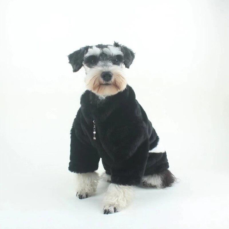 Warme Winter Hond Kleding Luxe Bont Hond Jas Hoodies Voor Small Medium Hond Pet Kleding Fleece Gevoerde Puppy Jas B1168