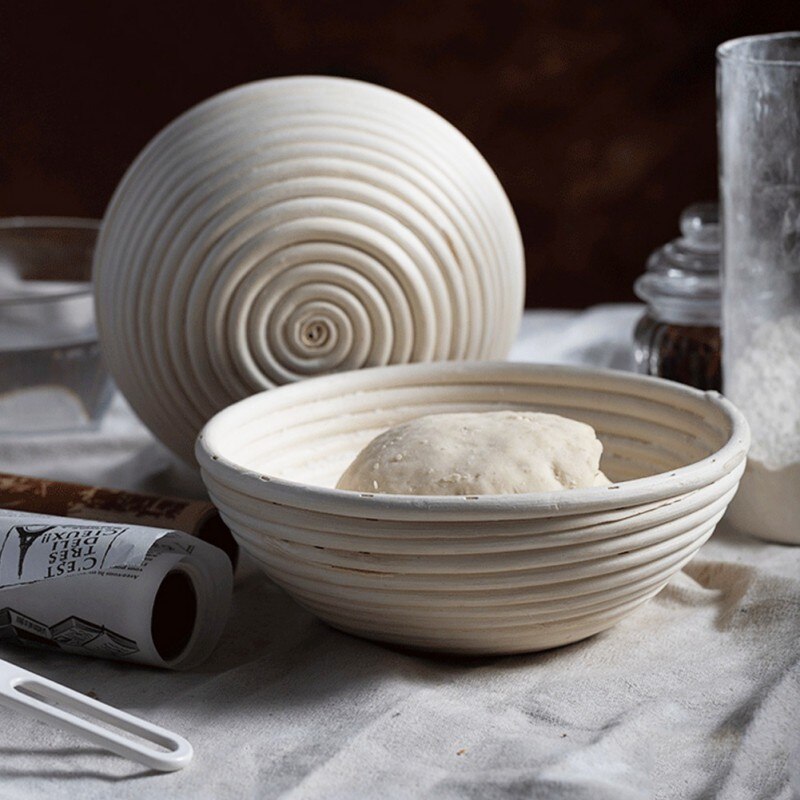 Oval Rattan Bread Proofing Basket Natural Rattan Wicker Woven Dough Fermentation Sourdough Banneton Bread Basket