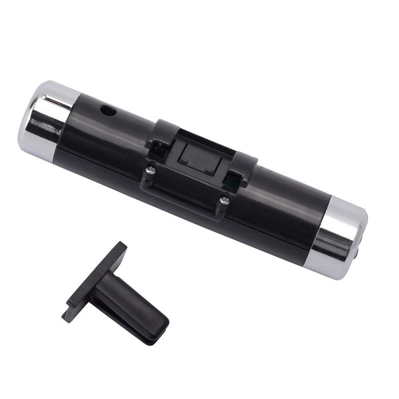 Ns modify 2 in 1 auto digitale lcd temperatuur thermometer klok kalender auto blauwe achtergrondverlichting klok met clip