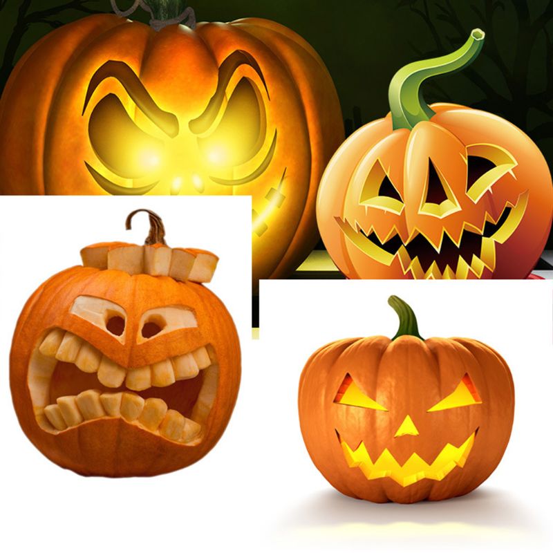 Profession 11Pcs Halloween Pumpkin Carving Kit Stainless Steel Sculpting Tool 27RE