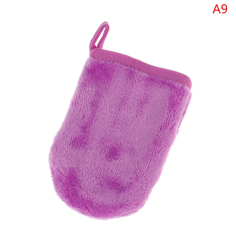 Tamponi per la pulizia profonda del viso guanto riutilizzabile per la rimozione del trucco guanto morbido per la pulizia della microfibra rimozione dei guanti asciugamano per la pulizia del viso: A9