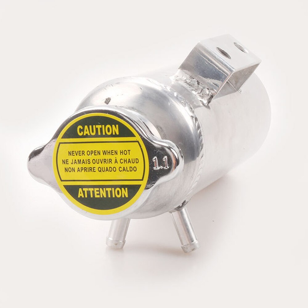 Radiador Universal para coche, recipiente de refrigeración de agua y aluminio, depósito de botella refrigerante, olla de ventilación