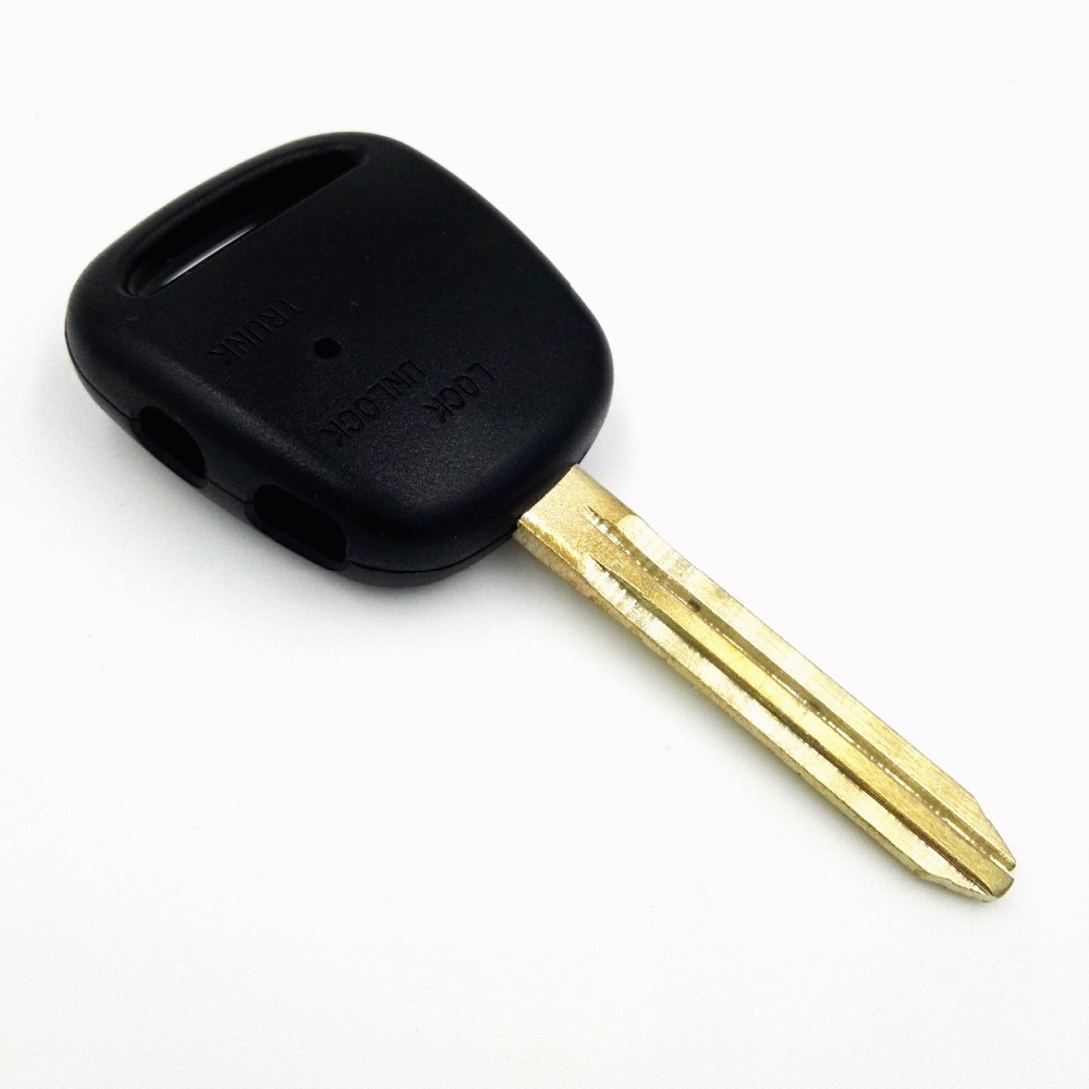 Vervangende Afstandsbediening Fob Case 2 Knoppen Gaten Op Kant Van Plastic Cover Autosleutel Leeg Voor Toyota Toy43 Blade Key shell