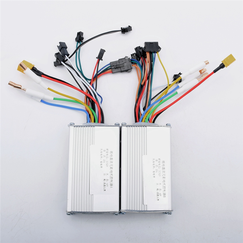 【Must-Haves】52V 25A 1200W JP Borstelloze DC Motor Elektrische Scooter Fiets Controller A + B Dual Drive Motor Controller: Default Title