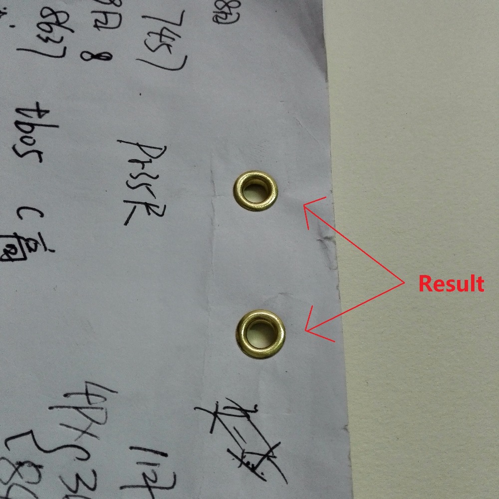 Metalholder stansemaskine med øske tylle tang med tyller 5mm runde huller perforadora de papel med ringe nr .9718