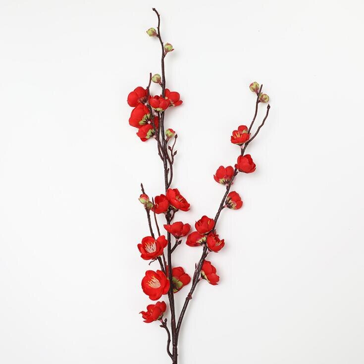 1Pc Kunstmatige Winterseet Bloem Takken Wit Roze Rood Geel Mume Lamei Bloem Voor Kerst Deur Tafel Bloemen Decoratie: Style 8   96cm