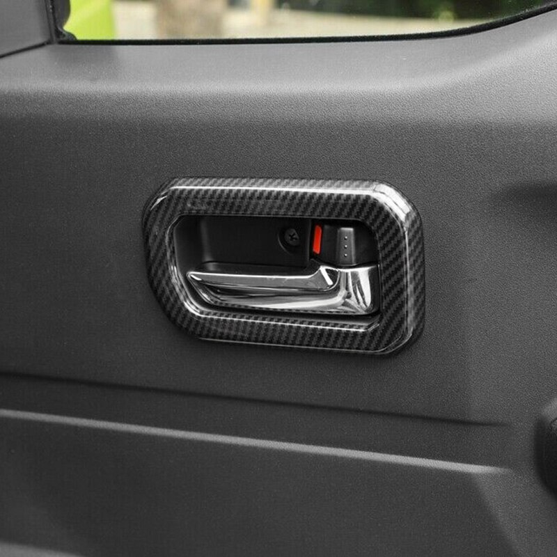 Carbon Fiber Auto Türgriff Abdeckungen Rahmen Grif Produktbild-Vorschau 7
