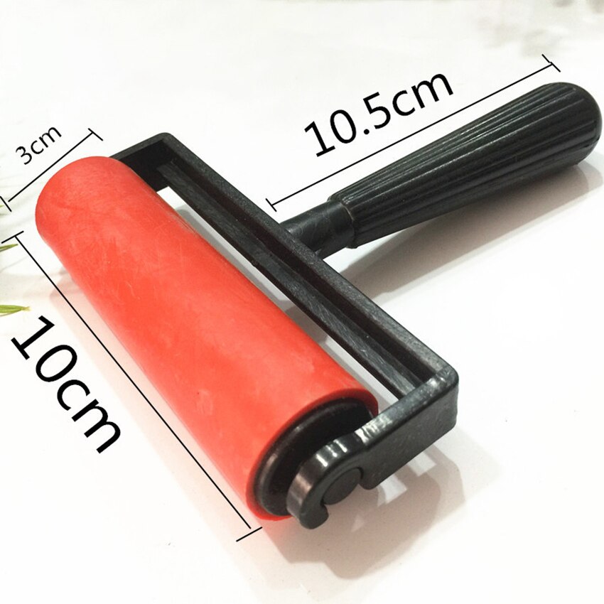 10cm Construction Tools Rubber Roller Printmaking Roller Hand Tools Oil Painting Ink Roller Brayer Print Rollers