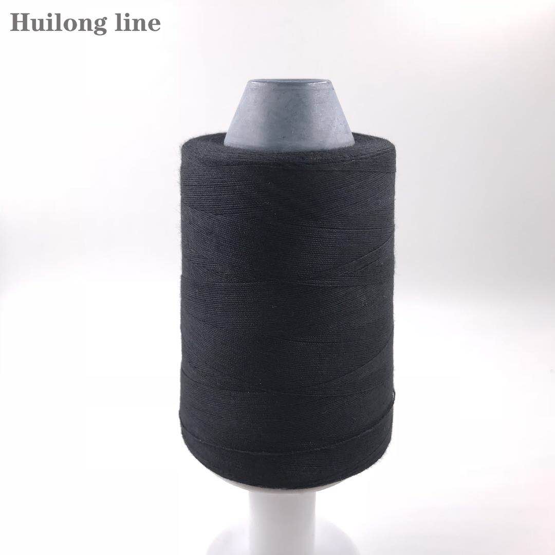 20 S / 3 big sewing thread 4500 yards 100% polyester cotton configuration Sewing thick thread colour thread denim thread: black