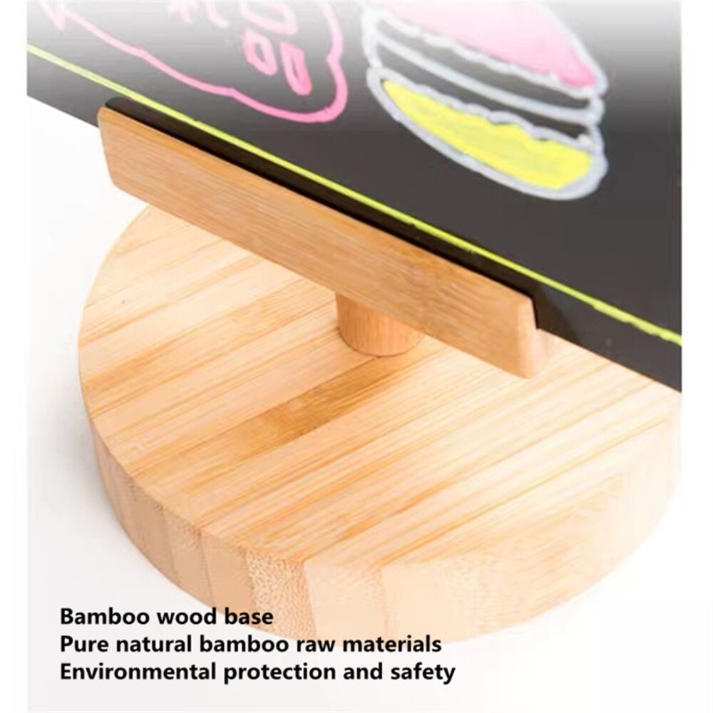 360 Graden Roterende A5 Tafel Kaart Prijs Display Board Bar Restaurant Reclame Herinnering Notice Board Menu Teken Houder Stand
