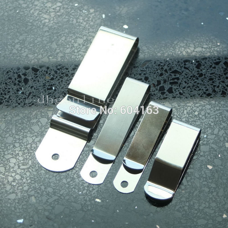 10 Pcs Belt Clip 44mm 52mm 63mm 83mm Leather Craft For Spring Holster Hook Buckle Universal