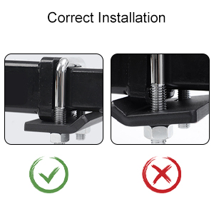 Anti Rattle Stabilizer U Bolt Hitch Tightener Lock Down Tow Bar Clamp Trailer RV Compatible With A Variety Of Tow/carry Vehicles