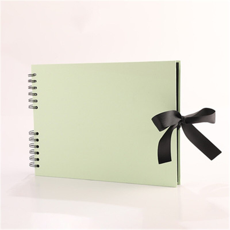 big family handmade DIY paste diy photo album collection photo album handmade souvenir photo album: green