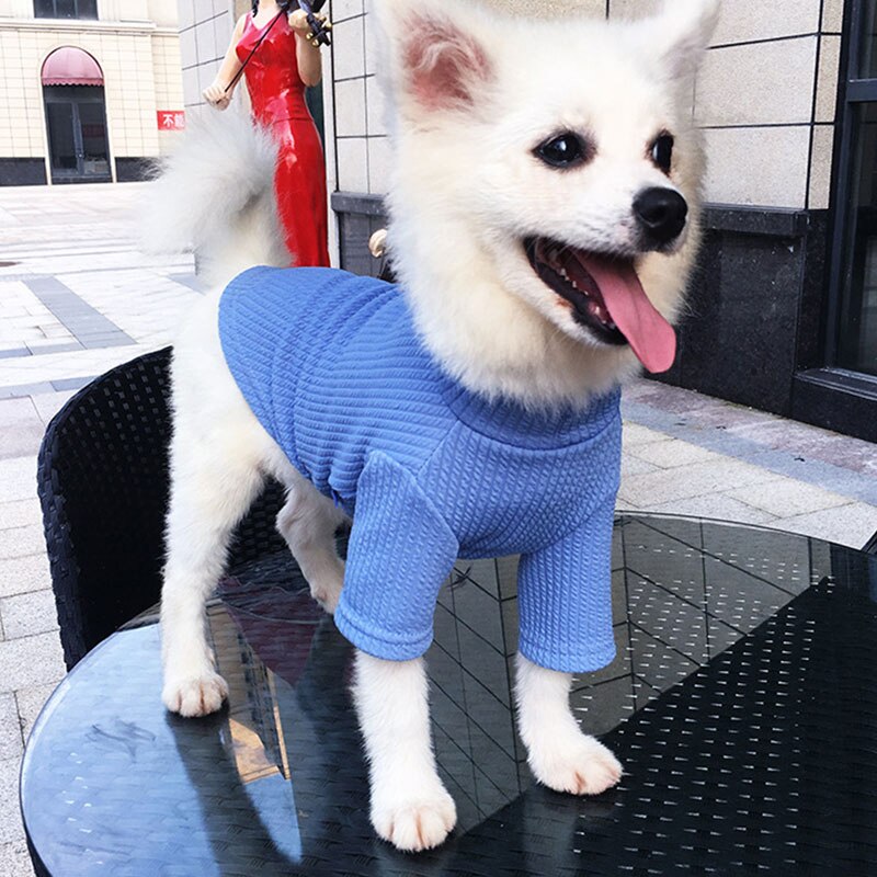 Solid Katoen Hond Kleding Voor Kleine Honden Chihuahua Kleding Puppy Jas Huisdieren Producten Katoen Ropa Perro Hond Kleren