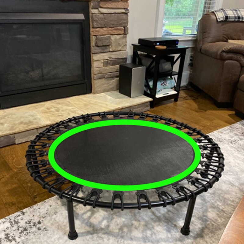 40 Inch Mini Fitness Trampoline For Adults 400bls Indoor Outdoor Silent Jumping Bed Elastic Trampolines Aerobic Exercise Workout