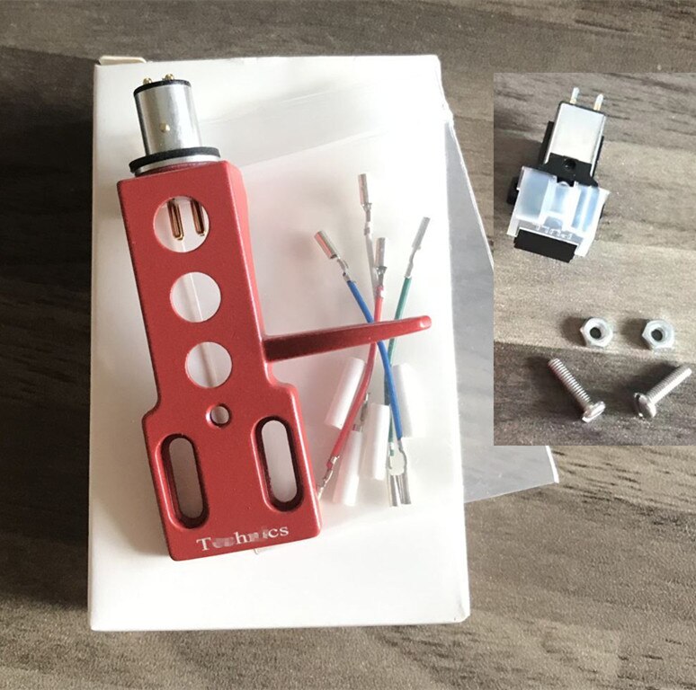 1SET RED COLOR OEM Phono Stylus Cartridge Unit Turntable Headshell CN5625 For Technics 1200 1210: model F