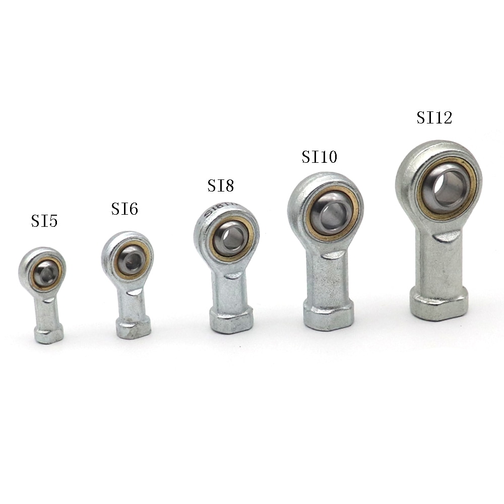1 peça si8t/k phsa8 mão direita bola junção métrica rosqueada haste rolamento final si8tk 5mm/6mm/8mm/10mm/12mm/14mm/16mm/18mm/20mm Fêmea